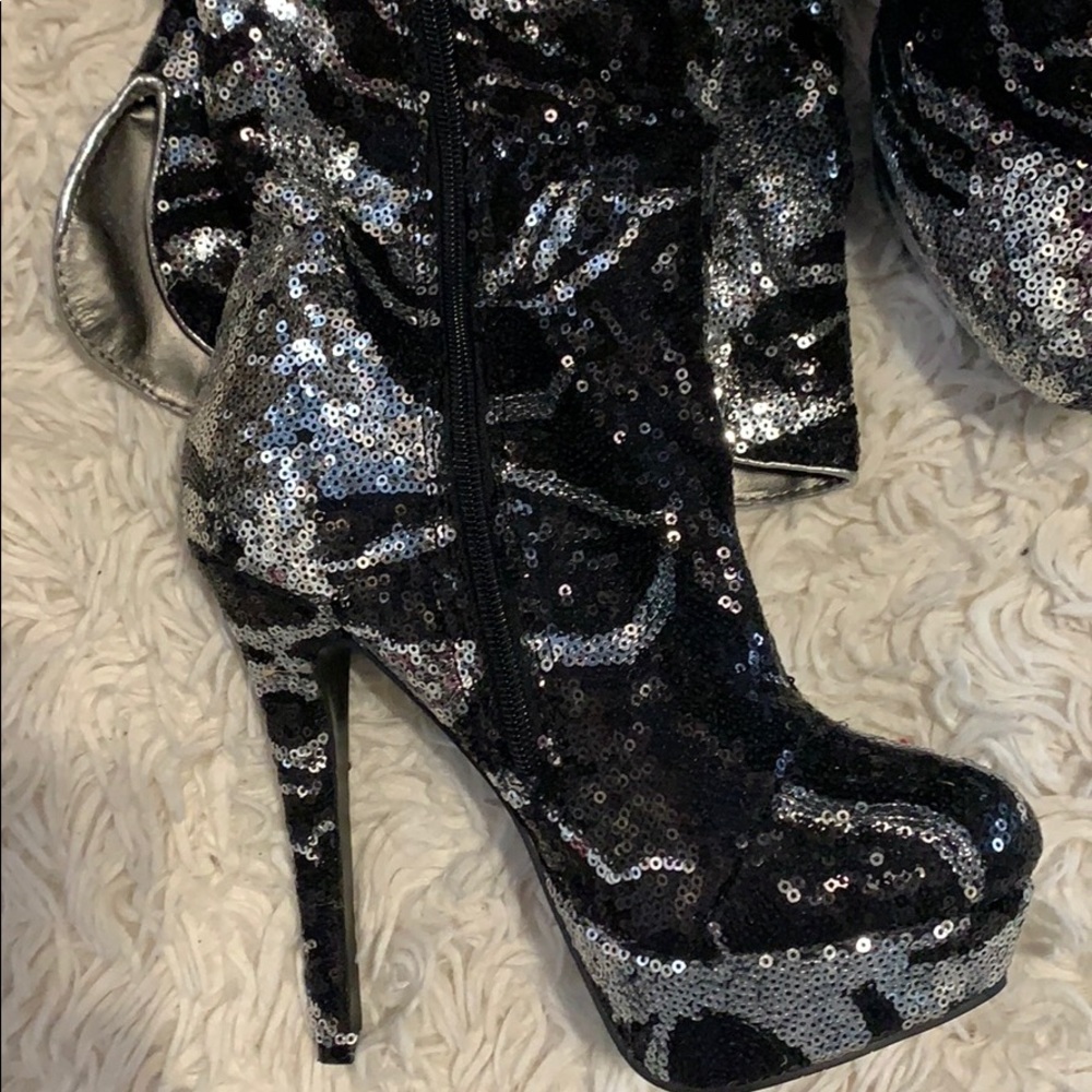 New women knee high heel boots